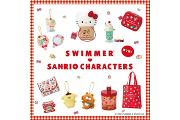「サンリオ」ポムポムプリンやシナモロールも“SWIMMER”タッチに♪コラボ第2弾が登場 画像