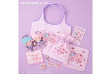 「サンリオ」キティやポムポムプリン、シナモンたちのレトロなギンガムチェック×フルーツがかわいい♪ 新作グッズ登場 画像