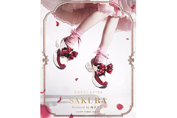 「CCさくら」さくらの制服やコスチュームがキュートなドレススニーカーに♪ 贅沢な4WAY仕様の4デザインで気分に合わせよう！ 画像