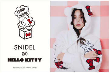 ハローキティ×SNIDEL（スナイデル）がコラボ♪ “リボン”をテーマにしたニットやパーカー、バッグが登場 画像