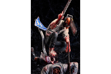 「チェンソーマン」肉体や返り血、禍々しいチェンソー、無残に解体されたサムライソード…息を呑む造形を見よ！1/6スケールフィギュア登場 画像