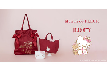 ハローキティがドットリボンでおめかし♪「Maison de FLEUR」コラボアイテムが展開 画像