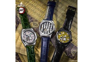 「鬼滅の刃」不死川実弥、伊黒小芭内、悲鳴嶼行冥をイメージ！「金沢箔」使用の機械式腕時計に新モデル登場＆“柱”が勢揃い 画像