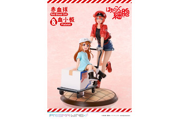 ほっぺ“プニプニ”したくなる可愛さ♪「はたらく細胞」赤血球と血小板がフィギュアに「赤血球のおねえちゃん！」「血小板ちゃん！」 画像