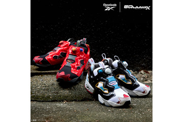 「ガンダム GQuuuuuuX」ジークアクス＆赤いガンダムをイメージ！「リーボック」コラボシューズ登場 画像