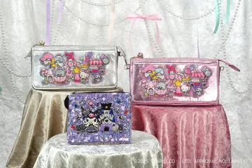 「サンリオ」キティやキキララの“ゆめかわ”爆発♪ 刺繍表現が贅沢なアイテムが松屋銀座で先行販売 画像