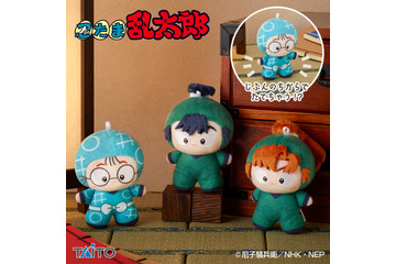 「忍たま」きり丸、土井先生、立花仙蔵らと“ぬい活”♪ 自立できる新ぬいぐるみプライズ「てちぬい」登場　乱太郎＆善法寺＆食満が第1弾 画像