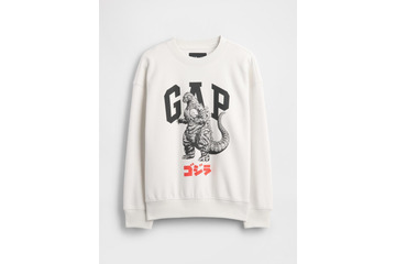 「ゴジラ」×Gapと初コラボ！大胆なゴジラデザインや、“VSデストロイア”のワンシーンなどがアパレルに 画像