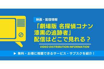 「劇場版 名探偵コナン 漆黒の追跡者（チェイサー）」の配信はどこで見れる？無料視聴できるサービス・サブスクを紹介！ 画像