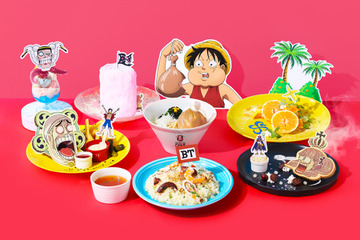 「ワンピース」や～わ～ら～け～“水水肉”やバラティエのまかない、ボンちゃんの“タコパフェ”まで再現！「一度は食べてみたかった！」が叶うコラボカフェ開催 画像