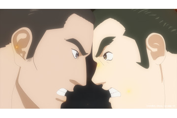 冬アニメ「火喰鳥」源吾（CV梅原裕一郎）と新之助（CV梅田修一朗）は、相撲取り・寅次郎（CV木村昴）と出会い…第2話先行カット 画像