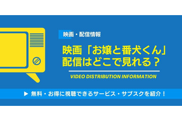 映画「お嬢と番犬くん」の配信はどこで見れる？無料視聴できるサービス・サブスクを紹介！ 画像