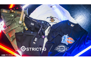 「ガンダム」地球連邦軍、ジオン軍をイメージしたTシャツ、ワークパンツ♪ ディッキーズと初コラボ【STRICT-G】 画像