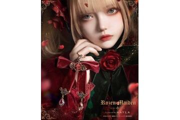 「ローゼンメイデン」水銀燈、真紅、雪華綺晶をラグジュアリーに表現！「MAYLA」ヘアオブジェ＋バッグチャームが登場 画像