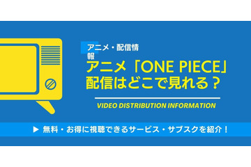 アニメ「ONE PIECE」の配信はどこで見れる？無料視聴できるサービス・サブスクを紹介！ 画像