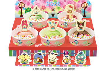 「サンリオ」×サーティーワンがコラボ☆ “ひなだんかざり”が可愛すぎる♪シナモン＆ウサハナが初登場で大注目 画像