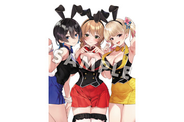花奈＆凜＆美羽香のあんな姿やこんな姿を収録！「バニーガーデン」公式ビジュアルファンブック登場！タペストリーや缶バッジが付いたDXパックも 画像