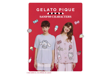 ジェラート ピケから「ハローキティ＆シナモロール」のコラボコレクション登場！カーディガンやセットアップ、Tシャツなど豊富なデザイン 画像