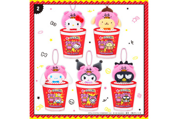 「サンリオ」キティやシナモンがブタメンくんに!?　キュートで楽しいコラボ菓子セットが登場♪ 画像