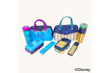 ディズニー「アナと雪の女王」アナ&エルサのドレスがモチーフ♪エレガントなランチグッズシリーズ登場