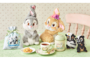 【ディズニーストア】春のときめきギュギュッと♪ 「バンビ」とんすけ＆ミス・バニーたちをデザインした新コレクションが登場！ 画像