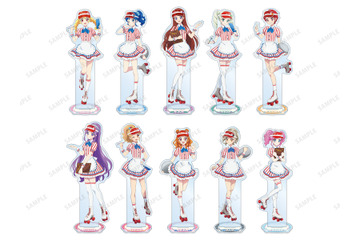 いちごやあおいが店員に変身♪ 「アイカツ！ 10th STORY ～未来へのSTARWAY～」×ROUND1コラボ！ 缶バッジやアクスタなどオリジナルグッズが登場 画像