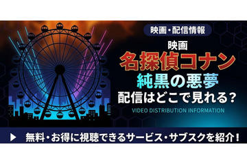 劇場版「名探偵コナン 純黒の悪夢」はどこで見れる？の配信はどこで見れる？無料で視聴する方法 画像