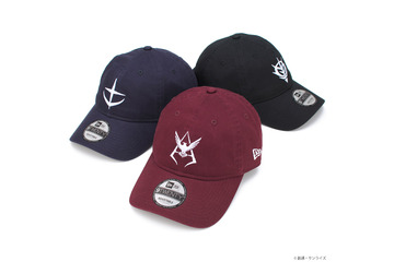 「機動戦士ガンダム」地球連邦軍、ジオン公国軍、シャアのマークをシンプルデザイン♪「NEW ERA(R)」コラボキャップが登場 画像