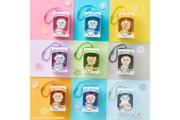 「ちいかわ」飾ってもつけてもかわいい♪ボールチェーン付きフィギュア入りのチョコ菓子登場 画像