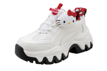 「サンリオ」キティやクロミと新生活は新しいスニーカーで♪ キャラチャームは取り外し可能が嬉しい☆ コラボスニーカー登場 画像