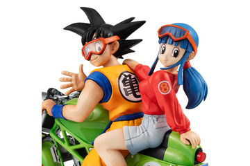 「ドラゴンボールZ」青年時代の悟空とチチを再現したデスクトップリアルマッコイが約10年ぶりに再登場！バイクだけでも飾れるハイクオリティな一品だけに見逃せない 画像