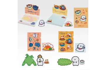 「お文具といっしょ」のキャラクターたちがキッチンを彩る！ぬいぐるみやプレート、調味料入れになって「一番くじ」の賞品に 画像