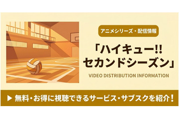 「ハイキュー!!」2期の配信はどこで見れる？無料視聴におすすめのサブスクを紹介 画像