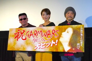 押井守監督に涙、ヒロインからの手紙で　「ガルム・ウォーズ」初日舞台挨拶 画像
