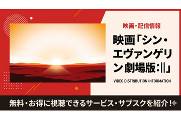 アニメ「シン・エヴァンゲリオン劇場版:||」の配信はどこで見れる？視聴方法を解説 画像