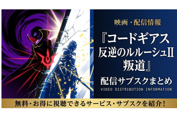 映画「コードギアス 反逆のルルーシュII 叛道」の配信はどこで見れる？おすすめサブスク紹介 画像