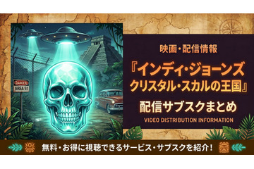 映画「インディ・ジョーンズ/クリスタル・スカルの王国」の配信はどこ？ 画像