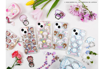 「サンリオ」春っぽスイートなモバイルアクセサリー＆雑貨が登場♪ iPhone用ケース、フォンリングなど【「SKINNYDIP LONDON」コラボ】 画像