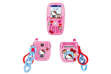 「サンリオ」ぱかぱかガラケー＆ドット絵がレトロかわいい♪ クロミ、ポムポムプリンらのキーホルダー登場 画像