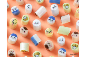 ハチワレ、うさぎのお顔がキュートなキャンディ登場！「ちいかわ」 ×パパブブレ初コラボ！ 5月8日より発売 画像