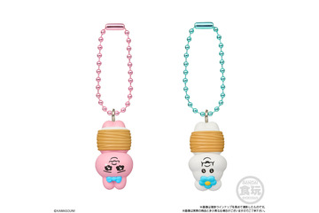 おぱんちゅうさぎ×んぽちゃむのマスコット登場♪ しっぽイメージのイチゴチョコがけビスケットも 画像