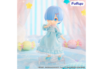 「リゼロ」レムと＆ラムのナイトドレス姿にキュン♪ デフォルメデザインのドールフィギュアが登場 画像
