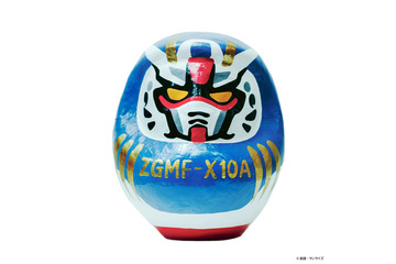 「ガンダムSEED」フリーダム＆ジャスティスガンダムがだるまに!? 伝統工芸品「白河だるま」とコラボした縁起物が登場 画像