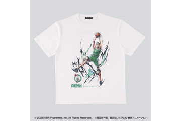 ゾロやエースが華麗にダンク！ 「ワンピース」×NBAコラボのTシャツの予約は明日（7/12）まで！ ここでしか手に入らないデザインを要チェック 画像