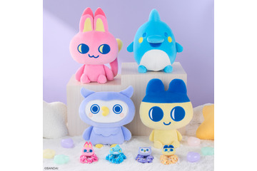「たまごっち」×ナムコ！星モチーフのビッグぬい＆ぬいぐるみシュシュが登場 画像
