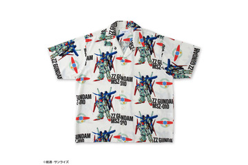 「機動戦士ガンダムZZ」ZZガンダム&キュベレイMk-IIを夏の装いに♪ 「STRICT-G」アロハシャツ登場 画像