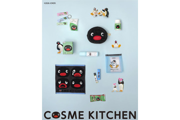 ピングーがCosme Kitchenと初コラボ！人気商品がキュートなピングーデザインに♪もふもふかわいいポーチなども登場 画像
