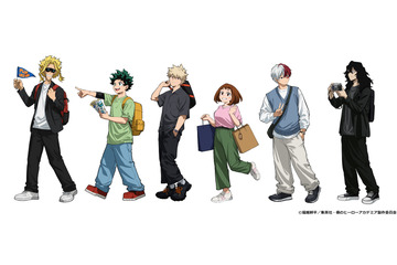 「ヒロアカ」旅を楽しむデク、爆豪、相澤先生たちを描き下ろし♪ アニメイトにて全国ご当地応援フェア開催 画像