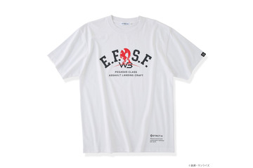 「ガンダム」アムロたちの母艦・ホワイトベースやシャアのパーソナルマークの入ったTシャツ＆パーカーが予約受付中 画像