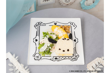 「サンリオ」ポチャッコがウエイター姿でお出迎え♪限定メニュー&描き下ろしグッズ登場の涼しげなカフェ開催【7月2日～】 画像